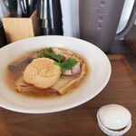 鶏×麦 らら - 鯛ラーメンプラス味玉　少ししてから鯛めし！！