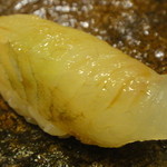 鮨 ほしやま - 平目昆布〆★４・・・ジンワリ昆布の香りが襲ってきます！！