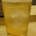 鮨 ほしやま - 梅酒ソーダ割りにチェンジ