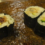 鮨 ほしやま - 穴キュウ(煮詰めと煮キリ)★４・・・煮キリの方が穴子の旨味が分かりやすくて良い＾＾