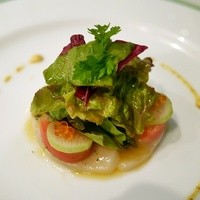 ジャマン - 前菜　帆立貝のサラダ仕立て