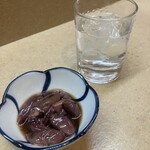 三楽 - 241129金　大阪　三楽　お通し＆35度