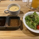 うえすたん - サラダ、スープ付き