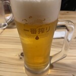 うえすたん - 生ビールもマスト♫