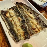 かにや - 「鰻の白焼き」網で焼いただけのシンプルな鰻です