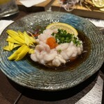 地酒と道産食材 一笑 - 今が旬　真ダチ　白子ポン酢