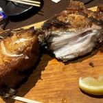 地酒と道産食材 一笑 - イシナギの兜焼き　身が最高に美味い