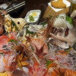 地酒と道産食材 一笑 - 美しいお刺身