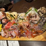 地酒と道産食材 一笑 - 完璧なお刺身