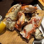 地酒と道産食材 一笑 - タラバガニ焼き