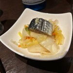 地酒と道産食材 一笑 - ニシンの漬物