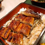 ひのや - うな重(シングル)鰻4貫　肝吸い付き　2,500円