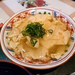 ひのや - 湯葉あんかけ豆腐　750円