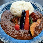 ばぐばぐ - 牛すじトマトカレー(1250円)