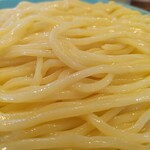 つけそば屋 麺楽 - コシのあるツルピカ麺をアップにしました(笑)