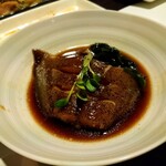 田田 - 鰈の煮付け。上品な味付けで本当に旨かった。