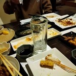 田田 - 若手に頑張って貰って何とか無事に完食（笑）本当に美味しい料理ばかりでした。ご馳走様でした！！