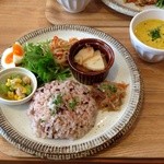 cafe #101 - 日替わりランチ(*´ー｀*)