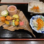 和菜 藤堂 - 八寸　手が込んでいて秋を感じる一品