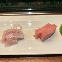 鮨処 剛 - 中トロと鯛の刺身