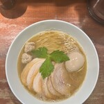 麺や而今 - 塩鶏湯そば全部乗せ（大）1650円