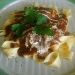 牛肉の煮込みソース