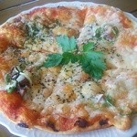 自家製スモークチキンのpizza