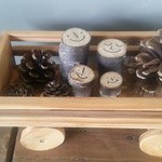かざはな - 手作りの物が、あちこちにかざってあります