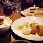 スイーツ三種。