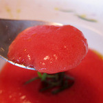 アーム・ドゥ・ギャルソン - フレッシュトマトとじゅんさいのスープ