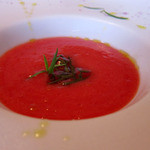 アーム・ドゥ・ギャルソン - フレッシュトマトとじゅんさいのスープ