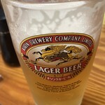 柿島屋 - 【'24.11】ビールで乾杯！先に飲んじゃった