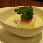 クレメンティア - 空豆のムース雲丹添えが気に入り、単品で追加！