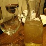 クレメンティア - 空豆のムースの為に、白ワインも追加