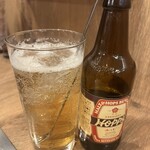海鮮もんじゃ もすけ - 赤ホッピー