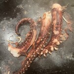 海鮮もんじゃ もすけ - げそ焼