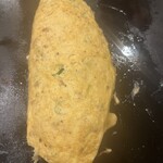 海鮮もんじゃ もすけ - お通しのオムレツ