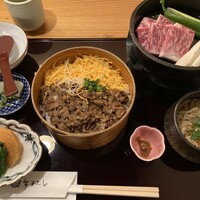 すき焼きと牛まぶし ももしき - 