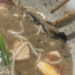 煮干しのビリー - 佐賀一番摘み海苔をスープに溶かすと磯の風味が倍増‼️