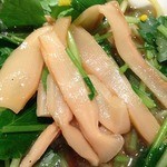 麺屋 六感堂 - 細メンマ