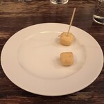ICARO miyamoto - アミューズ:揚げたポレンタ