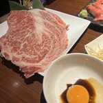 焼肉 芯々 - 佐賀牛ロースすきしゃぶ