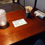 鶏出汁中華そば 珀寛流 - 店内。