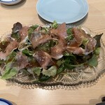 やよい鮨 - 生ハムのサラダ