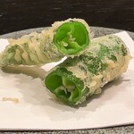 天ぷら岡本 - 天ぷら岡本(甘長唐辛子)