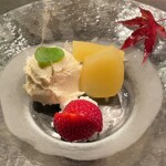 天ぷら岡本 - 天ぷら岡本(デザート)