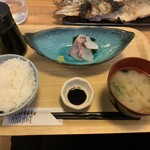 うみからそらへ - 日替わり うみそら定食・特大！ホッケ（塩焼き）　１６００円
