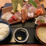 うみからそらへ - 刺身定食（１０食限定）　１５００円