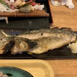 うみからそらへ - 日替わり うみそら定食・特大！ホッケ（塩焼き）　近景