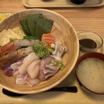 うみからそらへ - 倍盛り！！ 海鮮丼定食　２０００円